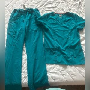 Dickies Teal Medical Scrubs Set